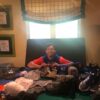 Colby Morris with 2022 Tacoma Rainiers Game Worn & Signed Douglas Baseball Belt