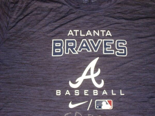 Indigo Diaz 2022 Game Worn & Signed Official Atlanta Braves Baseball DIAZ 83 Nike Dri-Fit XXL Shirt