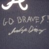 Indigo Diaz 2022 Game Worn & Signed Official Atlanta Braves Nike Dri-Fit Shirt1