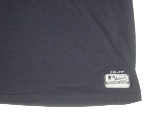 Indigo Diaz 2022 Game Worn & Signed Official Atlanta Braves Nike Dri-Fit Shirt