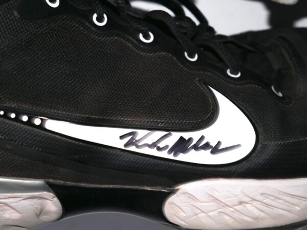 Kade McClure 2022 Charlotte Knights Game Worn & Signed Nike Alpha Huarache Baseball Cleats