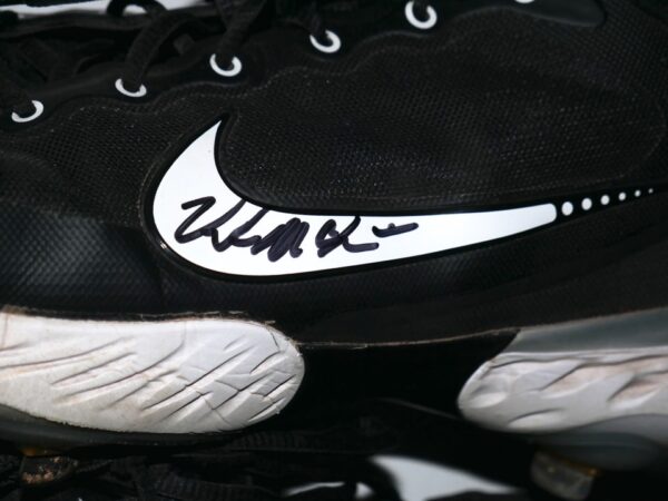 Kade McClure 2022 Charlotte Knights Game Worn & Signed Nike Alpha Huarache Baseball Cleats