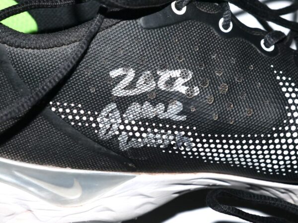 Kade McClure 2022 Charlotte Knights Game Worn & Signed Nike Alpha Huarache Baseball Cleats