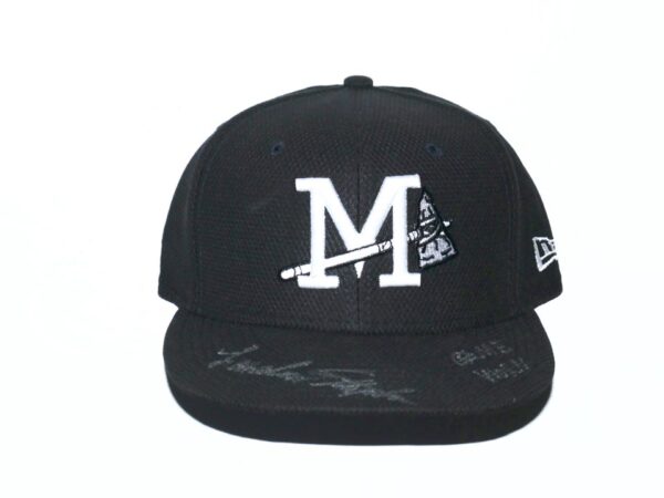 Landon Stephens 2022 Game Worn & Signed Official Mississippi Braves New Era 59FIFTY Hat