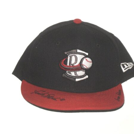 Landon Stephens 2022 Game Worn & Signed Official Rome Braves Home New Era 59FIFTY Hat
