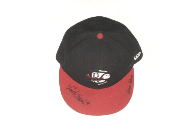 Landon Stephens 2022 Game Worn & Signed Official Rome Braves Home New Era 59FIFTY Hat