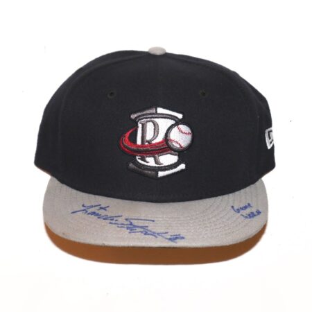 Landon Stephens 2022 Game Worn & Signed Official Rome Braves Road New Era 59FIFTY Hat
