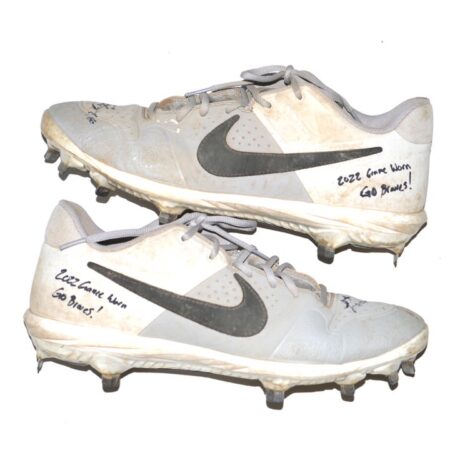 Landon Stephens 2022 Rome Braves Game Worn & Signed Nike Baseball Cleats