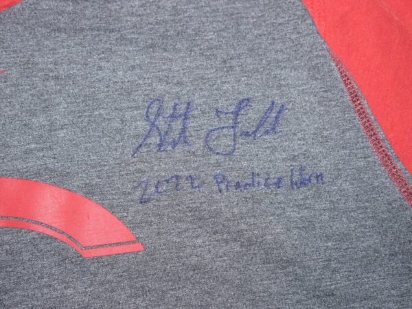 Stuart Fairchild 2022 Player Issued & Signed Official Lightweight Cincinnati Reds MLB #84 Nike Pullover Hooded Shirt