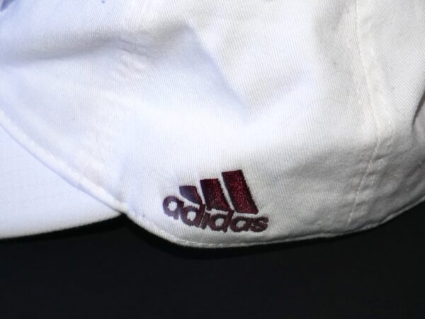 Tony Jerod-Eddie Team Issued & Signed Gig Em! Official White Texas A&M Aggies Adidas Hat