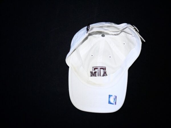 Tony Jerod-Eddie Team Issued & Signed Gig Em! Official White Texas A&M Aggies Adidas Hat