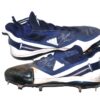 Indigo Diaz 2022 Mississippi Braves Game Worn & Signed Blue & White Adidas Boost Icon Baseball Cleats