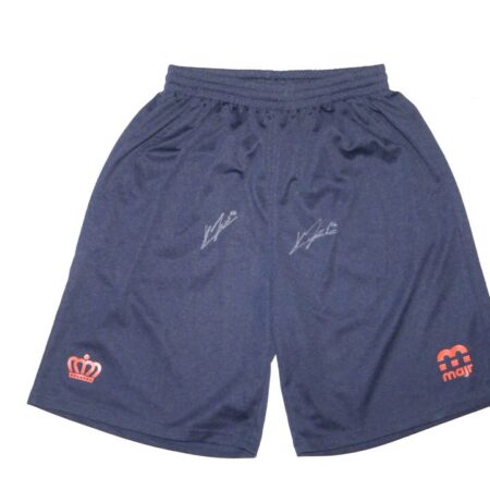 Kevin Josephina 2022 Practice Worn & Signed Official Blue Kingdom of Netherlands Majr Shorts - Worn Haarlem Baseball Week!