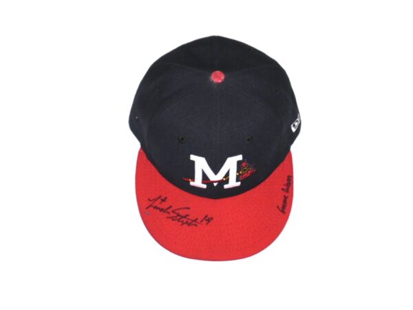 Landon Stephens 2022 Game Worn & Signed Official Mississippi Braves Home New Era 59FIFTY Hat