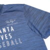 Riley Delgado 2022 Game Worn & Signed Blue Atlanta Braves Baseball Nike Dri-Fit Shirt