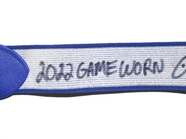 Colby Morris 2022 Brooklyn Cyclones Game Worn & Signed “LFGM!” Blue All-Star Baseball Belt