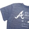 Indigo Diaz 2022 Practice Worn & Signed Official Blue Atlanta Braves Baseball Nike Dri-Fit XXL Shirt