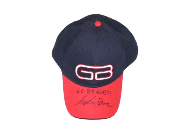 Indigo Diaz Team Issued & Signed Danville Braves Retro Cap - Mississippi Braves Promotional Giveaway!