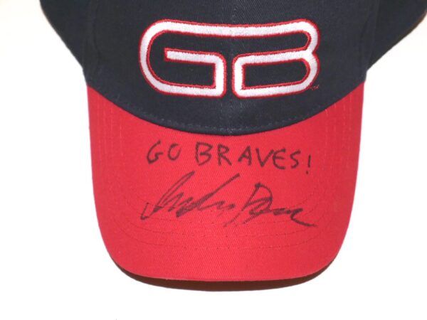Indigo Diaz Team Issued & Signed Danville Braves Retro Cap - Mississippi Braves Promotional Giveaway!