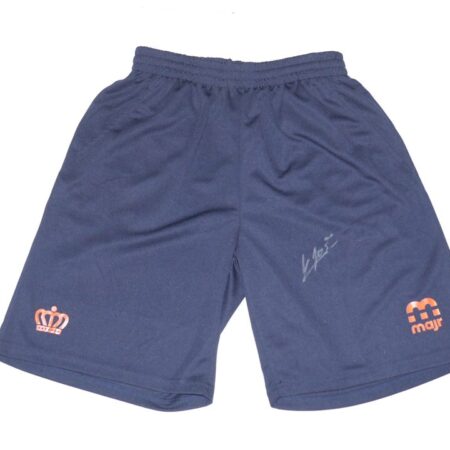 Kevin Josephina 2022 Team Issued & Signed Official Blue Kingdom of Netherlands Majr Shorts – Worn Haarlem Baseball Week!