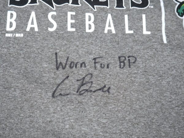 Cade Bunnell 2021 Player Issued & Signed Augusta GreenJackets Baseball #8 Nike Dri-Fit Shirt - Worn for BP!