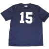 Jake Higginbotham 2022 Game Worn & Signed Official Blue Mississippi Braves #15 EvoShield Shirt