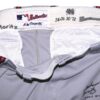 Andrew Moritz 2022 Mississippi Braves Game Worn & Signed Authentic Majestic Pants