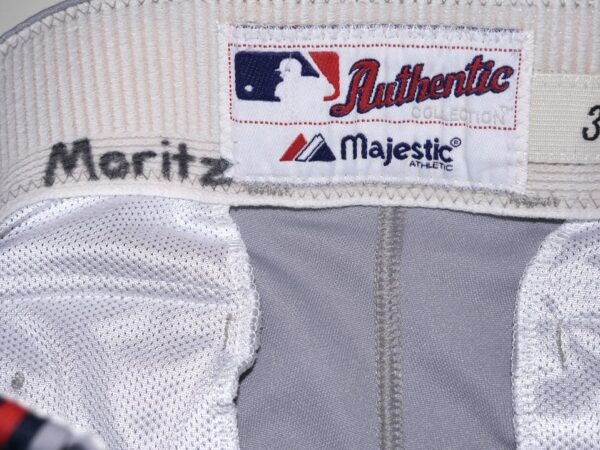 Andrew Moritz 2022 Mississippi Braves Game Worn & Signed Authentic Majestic Pants