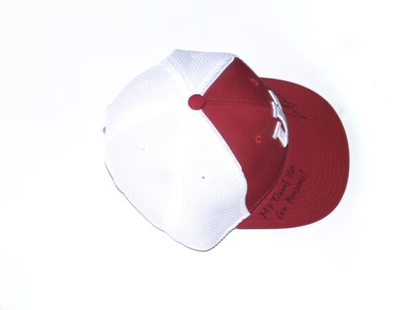 Cade Bunnell Team Issued & Signed Official Indiana Hoosiers Adidas Climalite Hat - Worn for Travel!1