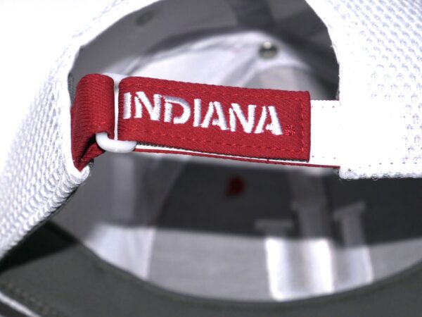 Cade Bunnell Team Issued & Signed Official Indiana Hoosiers Adidas Climalite Hat - Worn for Travel!