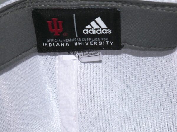 Cade Bunnell Team Issued & Signed Official Indiana Hoosiers Adidas Climalite Hat - Worn for Travel!