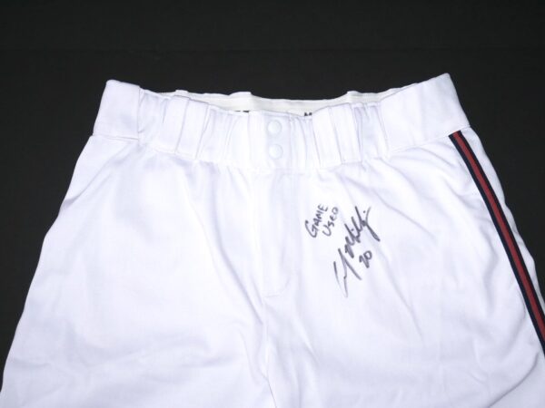 Cody Milligan 2022 Mississippi Braves Game Used & Signed Milly Authentic Wilson Pants