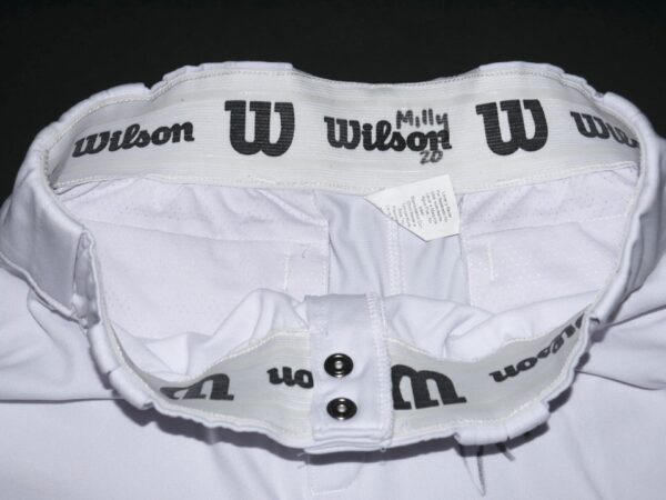 Cody Milligan 2022 Mississippi Braves Game Used & Signed Milly Authentic Wilson Pants