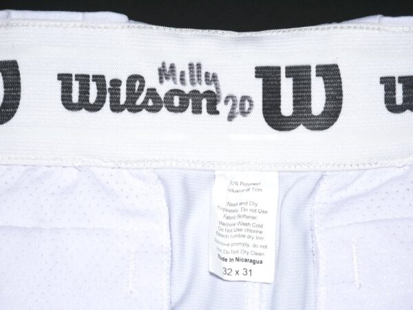 Cody Milligan 2022 Mississippi Braves Game Used & Signed Milly Authentic Wilson Pants