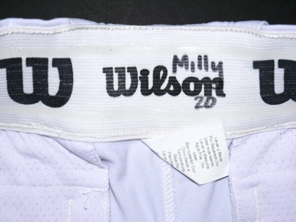 Cody Milligan 2022 Mississippi Braves Game Used & Signed Milly Authentic Wilson Pants