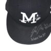 Jake Higginbotham 2022 Batting Practice Worn & Signed Official Black Mississippi Braves New Era 59FIFTY Hat