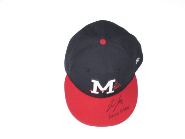 Jake Higginbotham 2022 Game Worn & Signed Official Mississippi Braves Home New Era 59FIFTY Hat