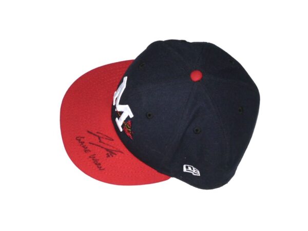 Jake Higginbotham 2022 Game Worn & Signed Official Mississippi Braves Home New Era 59FIFTY Hat