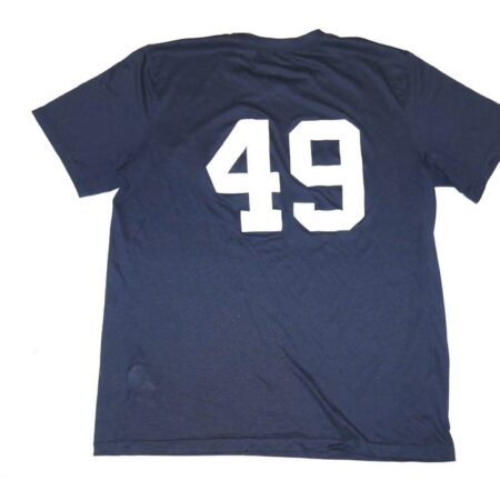 Jake Higginbotham Game Worn & Signed Official Atlanta Braves Baseball #49 Nike Dri-Fit Shirt