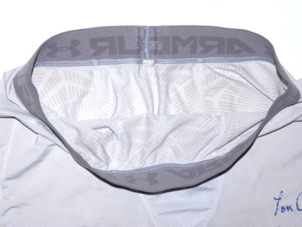 Tom Cosgrove 2022 San Antonio Missions Game Worn & Signed White Under Armour Shorts