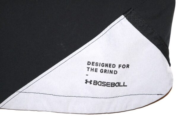 Tom Cosgrove 2022 San Antonio Missions Practice Worn & Signed Black Under Armour Baseball Shorts