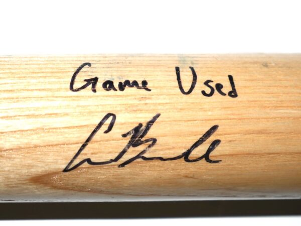 Cade Bunnell 2019 GCL Braves Game Used & Signed Dinger Model H-110 Baseball Bat