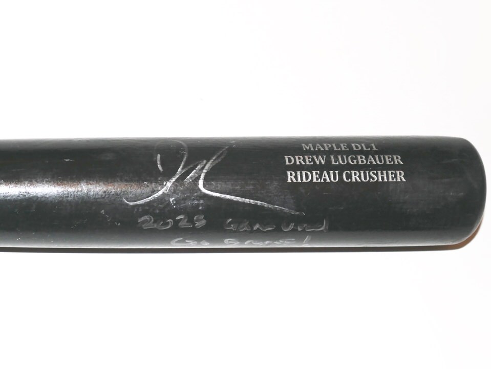 Drew Lugbauer 2023 Atlanta Braves Game Used & Signed SAM Rideau