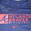 Drew Lugbauer 2023 Spring Training Worn & Signed Official Atlanta Braves Baseball Long Sleeve Nike Dri-Fit XL Shirt