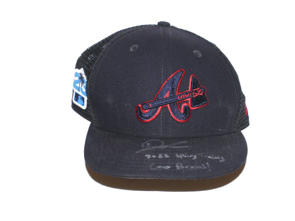 Drew Lugbauer Game Worn & Signed Official Atlanta Braves 2023 Spring  Training New Era 59FIFTY Hat - Big Dawg Possessions