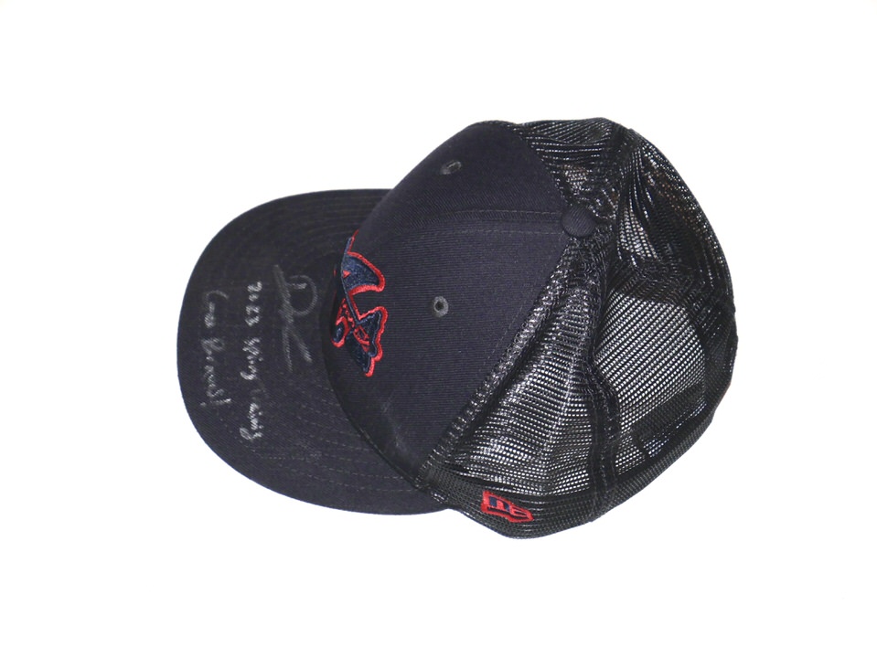 Drew Lugbauer 2023 Spring Training Worn & Signed Official Atlanta Braves  New Era 59FIFTY Hat