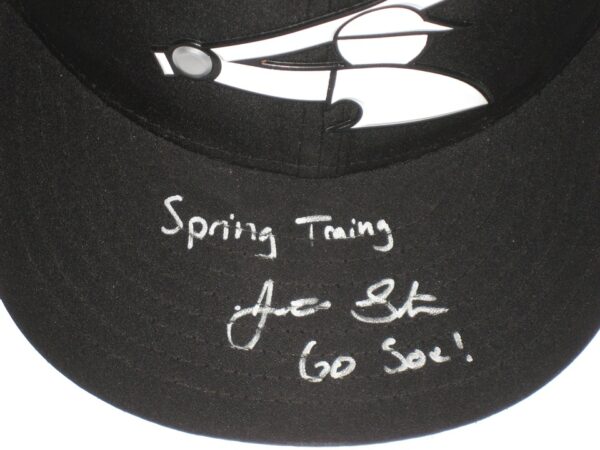 Jonathan Stiever 2020 Spring Training Worn & Signed Official Chicago White Sox New Era 59FIFTY Hat