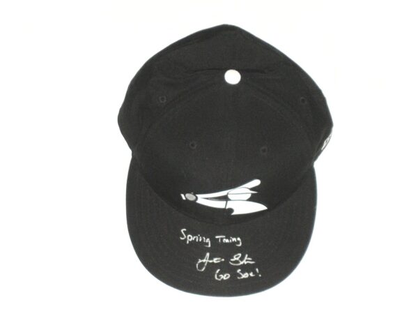Jonathan Stiever 2020 Spring Training Worn & Signed Official Chicago White Sox New Era 59FIFTY Hat