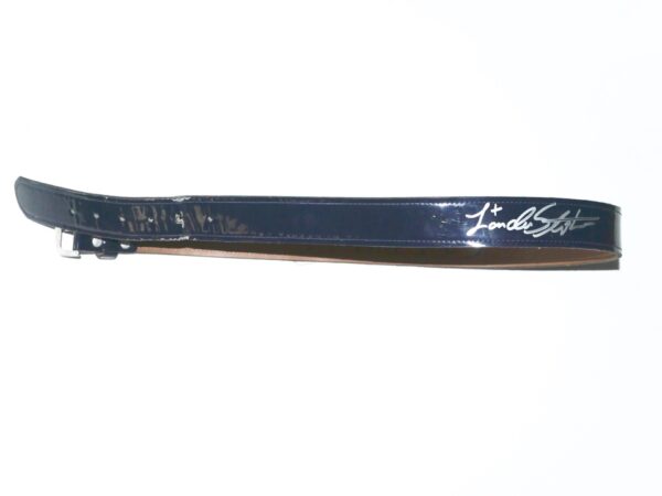 Landon Stephens 2022 Mississippi Braves Game Worn & Signed Blue Champro Baseball Belt