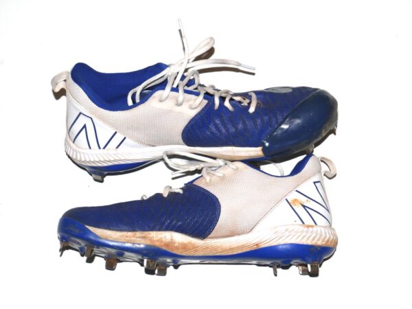 Cam Opp 2022 Binghamton Rumble Ponies Game Worn & Signed New Balance Baseball Cleats1